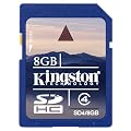 Kingston - Tarjeta de memoria SDHC de 8 GB (clase 4)