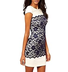 Cap Sleeves Floral Print Vintage Lace Cocktail Bodycon Dress/Evening Dress/Bridesmaid Dress/Party Dress 