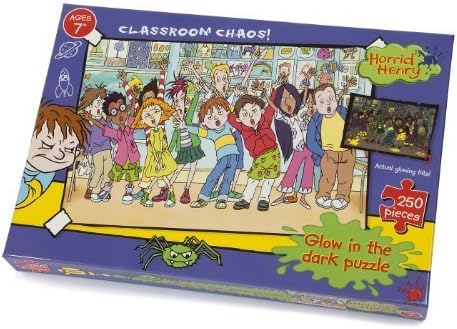 250pc Horrid Henry Glow In The Dark Jigsaw Puzzle Classroom Chaos Boys by Horrid Henry