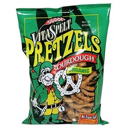 VitaSpelt Pretzels, Organic Sourdough Pretzel, 7-Ounce Bags (Pack of 12)