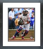 Carlos Santana Cleveland Indians 2012 Catching Framed Picture 8x10