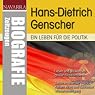 H&ouml;rbuch Hans-Dietrich Genscher. Ein Leben für die Politik