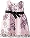 Jayne Copeland Baby Girls' Flock Overlay with Invisible Back Zipper