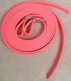 Split Style Reins 5/8 Heavy Weight Beta Biothane Pink