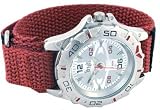 Mens Silver Terrain Boardrider Sports Surf Watch velcro Straprotating Bezel 50m Water Resistant 1304g