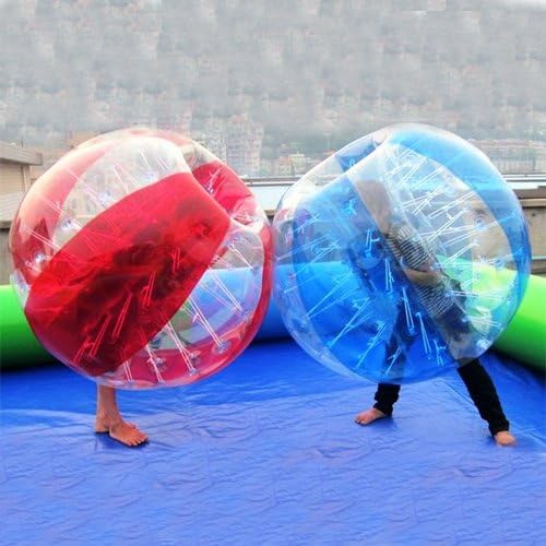 HolleywebTM Bubble Soccer Ball Blue with Clear Dia 5' (1.5m) Human Inflatable Bumper Bubble Balls