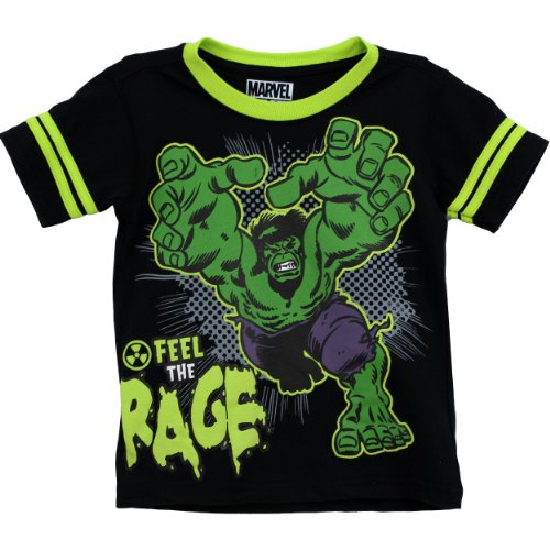 Incredible Hulk Boys Black T-Shirt 7M8711
