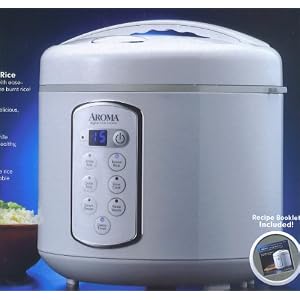 Aroma 3 Quart or 4-20 Cups Rice Cooker and Food Steamer with Sensor Logic Technology -... by 