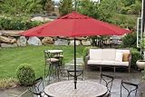 9' Market Umbrella with Crank/Tilt by Alfresco Home - 03 Jockey Red (16-0109-SB54xx)