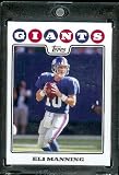 2008 Topps # 21 Eli Manning - New York Giants - NFL Trading Cards