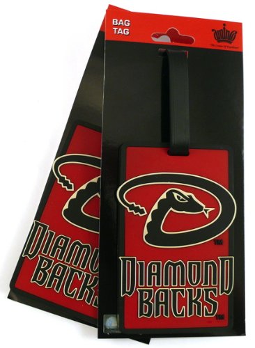 Arizona Diamondbacks Two Pack Soft Laser Bag Tag