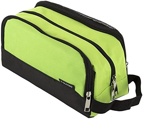 Toiletry Bag, E-BLOOMY Ultra-Light Mini Travel Toiletry Kit Bag (Apple Green)