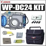 Canon Waterproof Case for Canon Powershot SD790IS Digital Cameras & Casio Waterproof Watch & Deluxe Accessory Kit