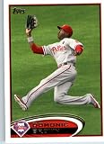 2012 Topps Baseball Card # 98 Domonic Brown - Philadelphia Phillies - ENCASED MLB Trading Card