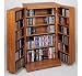 Dark Oak Librarian's Mission Cabinet