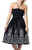 Alki'i Women's One-size-fits-all Tube Dress/Coverup with Henna Print (many colors)