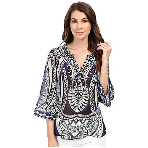 ヘイルボブ トップス シャツ The Bold and the Beautiful Silk Blouse Black [並行輸入品]