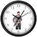 Bassoon Player or Bassoonist Classical Musician - Wall Clock by WatchBuddy Timepieces (Slate Blue Frame)