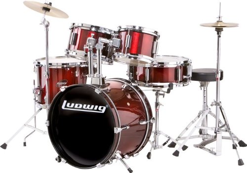 Ludwig Junior 5 Piece Drum Set with Cymbals