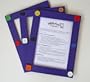 Kids Art Frames - Button Frames - Purple Lightweight Plastic Frames - Standard Size