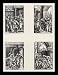 Albrecht Altdorfer (Illustrations for a devotional book, Sheet 21-24, Christ before Caiaphas, Christ before Pilate, Flagellation, Crowning of thorns) Framed Art Poster Print - 11 X 17