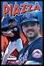 New York Mets Mlb Piazza Collage Baseball Art White Wood-Mounted Poster Print - 24