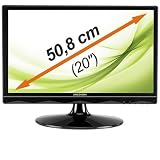 Produkt-Bild: MEDION MD 20338 20" / 50,8cm LED Backlight Monitor TFT DVI VGA Lautsprecher Physikalische Aufl&ouml;sung von 1600 x 900 Pixel, Reaktionszeit 5 ms, Dynamischer Kontrast von 1.000.000:1, Seitenverh&auml;ltnis 16:9, VGA und DVI-D Anschluss
