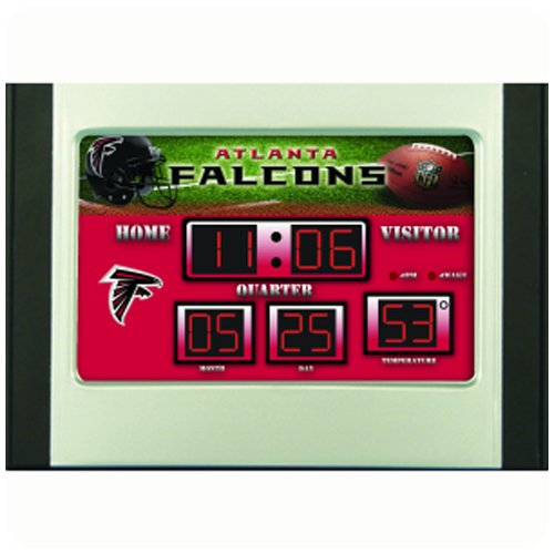 Atlanta Falcons Scoreboard Desk Clock