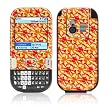 Skully Orange Design Protective Skin Decal Sticker for Palm Centro Cell Phone