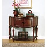 Coaster Storage Entry Way Console Table/Hall Table, Brown Finish