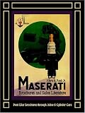 Maserati Brochures and Sales Literature - Post War Brochures Through Inline 6 Cylinder Cars
