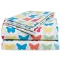 Tommy Hilfiger Novelty Print Sheet Set, Twin Extra-Long Butterfly Kisses