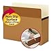Easy Grip Pockets, Redrope, Letter, 5 1/4" Exp, 10/Box