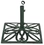 Astonica Square Fleurs-De-Lis Design  Umbrella Stand - Verdigris