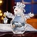 Thomas Kinkade Silent Night Crystal Snowman