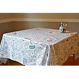 The Coloring Table - Food Fun Tablecloth