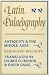 Latin Palaeography: Antiquity and the Middle Ages