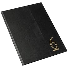 Wilson Jones Hardbound Accounting Journal, 9.25 x 7 Inches, 2 Columns, 80 Pages, 30 Lines per Page, Black (W74102A)