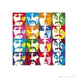The Beatles - Art Print / Poster (Sea Of Colours) (Pop-Art / Warhol) (Size: 16