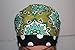 Surgical Scrub Hat Chef Vet Nurse Doctor Cap Blue Green Black Medallion Pixie