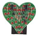 LED Flashing Heart Kit