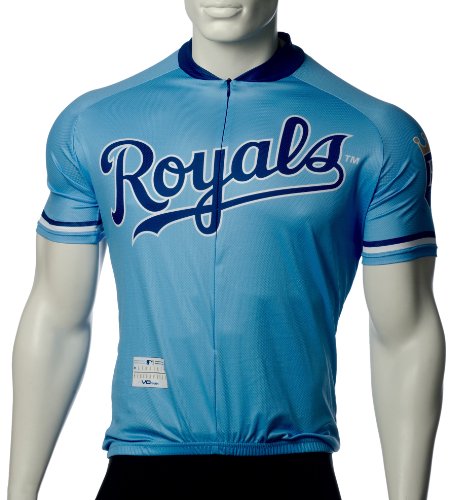 MLB Kansas City Royals Men's Cycling Jersey, Blue, X-Large
