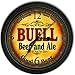 Buell 's Beer and Ale Black Cascading Pub Style Wall Clock Image