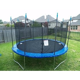 Bounce-Rite Big Bounce 14 Foot Trampoline with enclosure