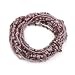 Glass Beads and Elastic Purple Bracelet Gathering Hope Bracelet [Purple] -Fair Trade Gifts