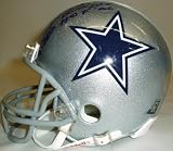Rayfield Wright Dallas Cowboys Autographed Riddell Deluxe Full-Size Replica Helmet w/HOF'06