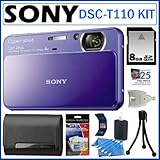 Sony Cyber-Shot DSC-T110 16.1MP Digital Camera with 4x Optical Zoom and 3-i ....