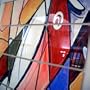 HUGE ABSTRACT Metal WALL SCULPTURE Modern Art - PHANTOM
