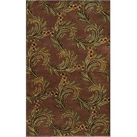 Mocha Vine Area Rug, 5-footx8-foot, MOCHA by Home Decorators Collection