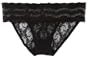 b.tempt'd by Wacoal Women's Lace Kiss Bikini #978182,Night,Large
